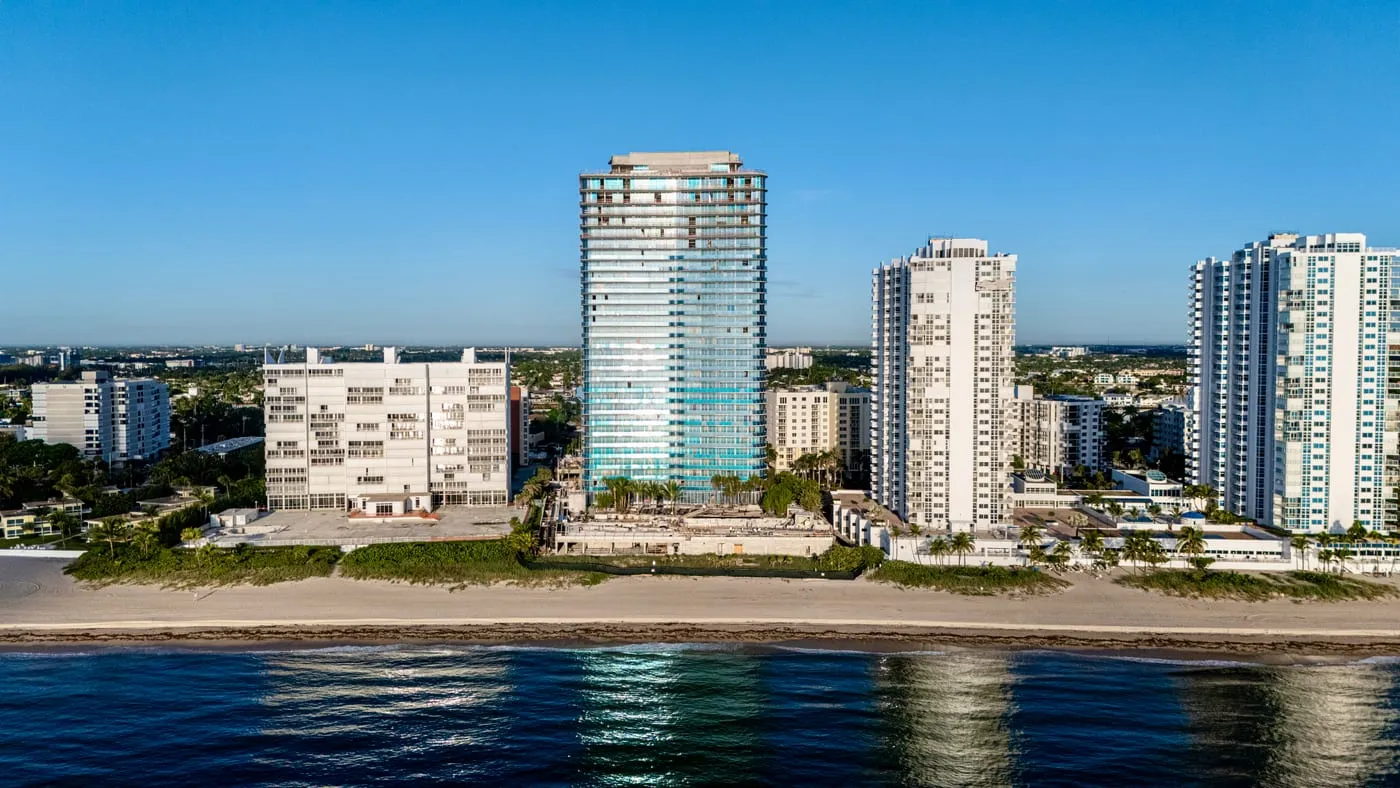 The Ritz-Carlton Residences, Pompano Beach, an image from the trade press, uncaptioned at the source